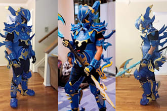 do wearable cosplay creation cosplay armor 3d helmet mask weapon stl 3d printing