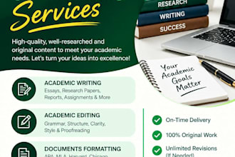 proofread and edit essays, articles, and academic documents