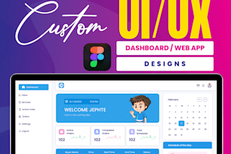 design saas dashboard admin panel UI UX in figma