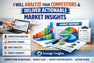 analyze your competitors and deliver actionable market insights