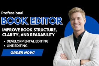be proofreader line editor for literary fiction novel developmental book editing