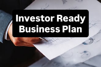 write an investor ready business plan