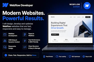 develop webflow website webflow developer cms responsive webflow build