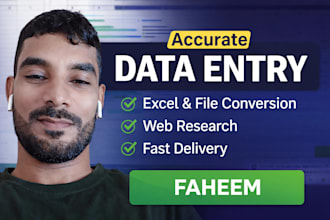 fast typing, excel, and file conversion services