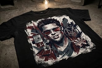 design professional logo and creative tshirt