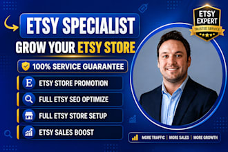 do etsy promotion, etsy store setup, etsy seo optimization etsy sales boost