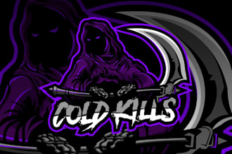 design animated twitch stream overlay, twitch logo