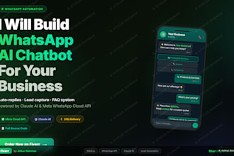 create whatsapp chatbot for your business customer support