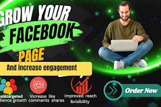 grow your facebook page and real audience and engagement