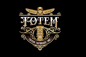 create steampunk themed logo for your business in 24 hrs
