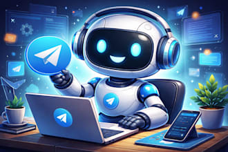 develop a professional telegram bot for your business