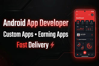 develop a high quality android app with modern UI and fast performance