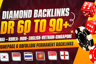 create homepage backlinks from thailand indonesia korea philippines cambodia