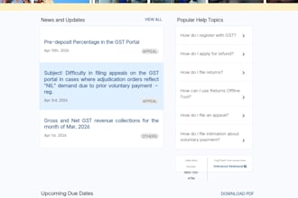 do gst monthly filings