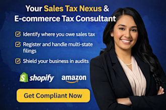 be your consultant for sales tax nexus and ecommerce tax