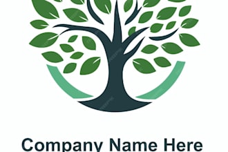 create professional and specially tree service logo design