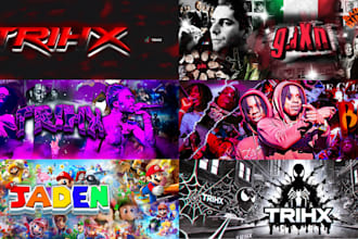 design a gaming banner for your youtube, twitch or twitter