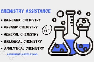 assist you in chemistry, organic, biological, inorganic, general and analytical