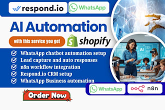 build n8n automation for shopify and youtube with ai workflows and chatbot