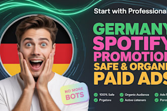 german spotify music promotion, germany spotify promotion