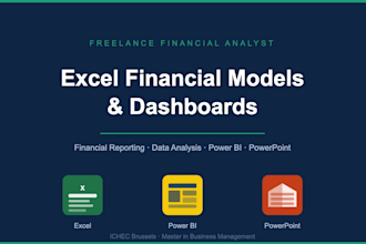 create a professional excel financial dashboard