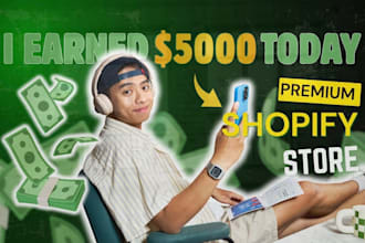 build shopify store or drop shipping e commerce store wait list store