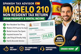 spainish modelo 210 non resident tax return spain tax audit late tax penalties