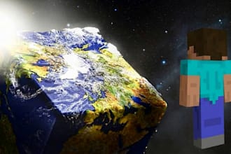 design cinematic minecraft thumbnails