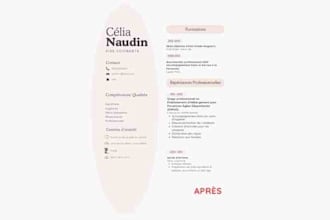 rewrite and optimize your cv or cover letter in french only