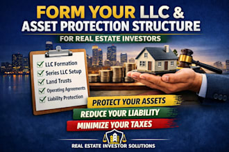 help real estate investors form llcs and holding companies