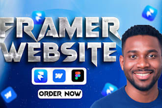 design a high converting framer saas website or landing page
