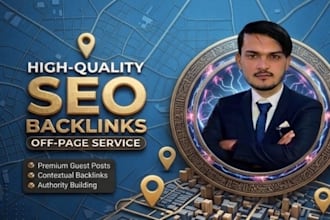 high quality SEO backlinks off page service