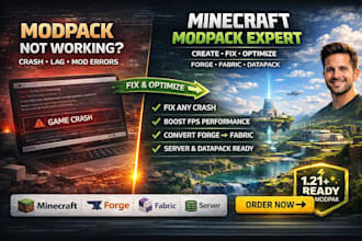 create fix and optimize minecraft modpacks convert forge mod to fabric datapack
