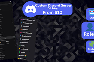 create a custom discord server