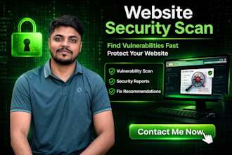 do website security scan and find vulnerabilities
