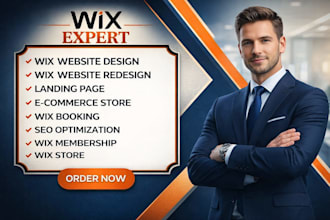 design wix website redesign wix website build responsive wix website