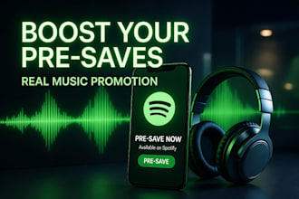 boost your spotify pre saves with apple music real audience before release