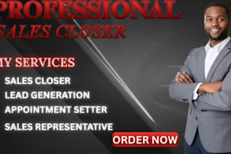 be your sales closer b2b sales representative telemarketing online sales