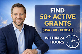 find 50 plus active grants for your nonprofit USA UK global within 24 hours
