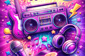 do music arts cover design pop music