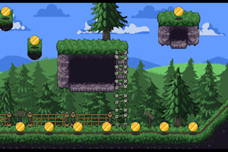 develop 2d platformer game in godot engine or unity game developer