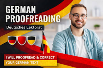 proofread and correct your german text