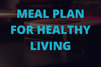 create a meal planner for your healthy living