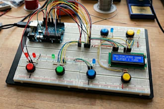 do arduino programming, esp32, stm32 and proteus simulation
