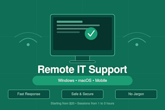 be your go to remote tech support for PC, mac, and mobile
