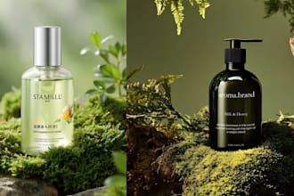 create sustainable packaging and label design for skincare and beauty