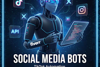 create instagram bot, social media bot, tiktok bot, twitter x bot, youtube bot