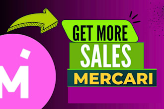 be your sales booster for mercari businss as a VA