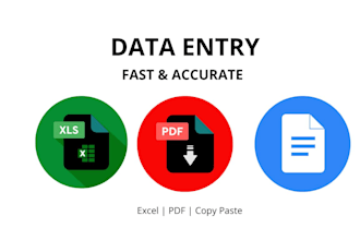 do data entry fast and accurately