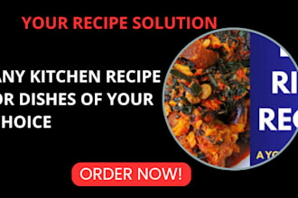 be your kithen hand recipes creation, nutrition coach efo riro